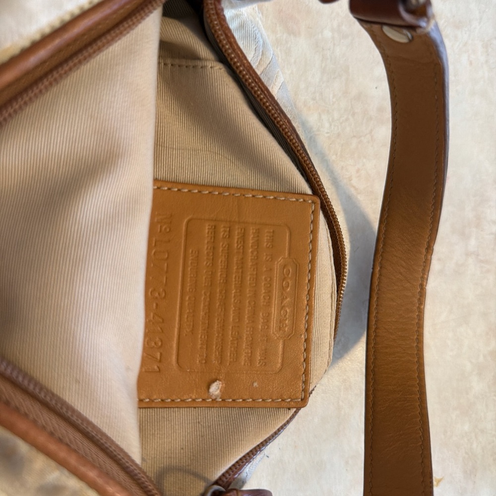 Vintage dragonfly coach bag